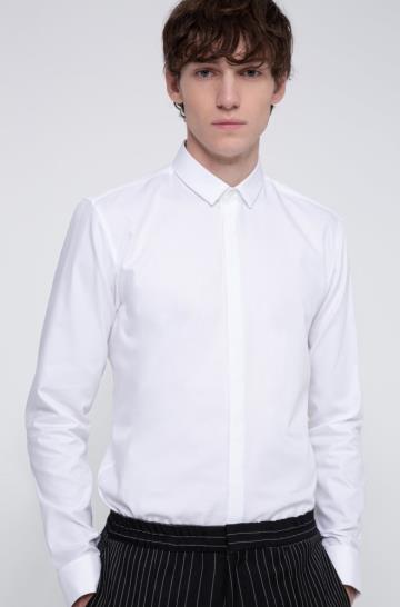 Koszula HUGO Extra Slim Fit Cotton Białe Męskie (Pl17415)